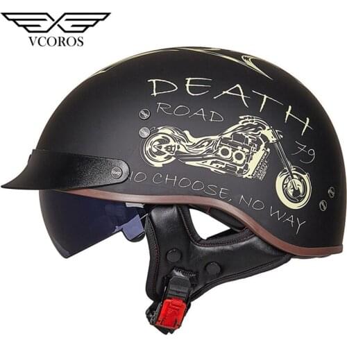 New Arrival Vcoros MT-4 Vintage Retro Motorcycle helmet open face helmet for motorcycle scooter Moto helmet Jet casco