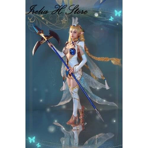 ｛Pre-sale｝Irelia H Store Vertex Rinshia Lincia Cosplay Costume Sexy Costumes Elf knight Lincia