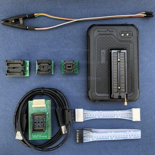 V10.27 XGecu T56 Programmer 56 Pin Drivers Support 24070+ ICs for PIC/NAND Flash/EMMC TSOP48/TSOP56/BGA+4 adapters+soic8 clip