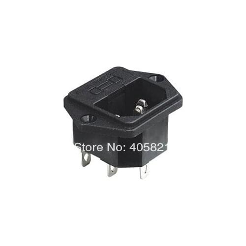 AC power socket,fuse switch,3 pins AS-07