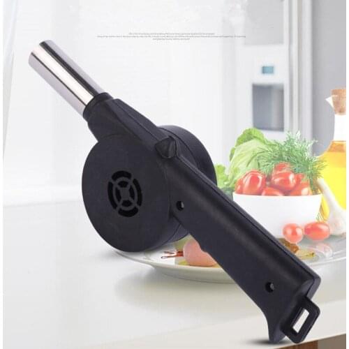 Hand-Cranked Manual Blower Outdoor Camping Picnic Bbq Hair Dryer Barbecue Charcoal Combustion Tool Kitchen Kitchen Accessories