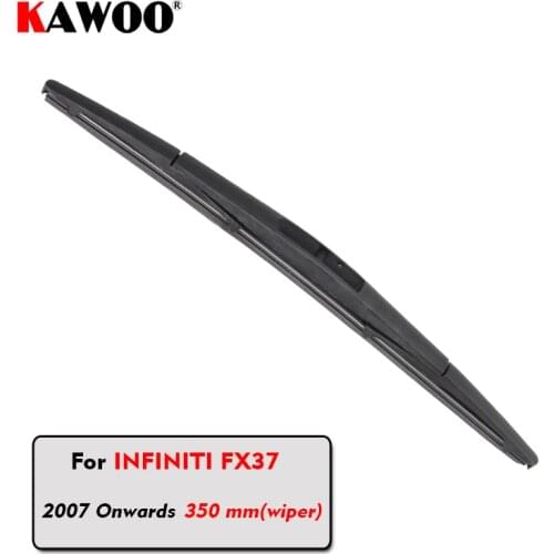KAWOO Car Rear Wiper Blade Blades Back Window Wipers Arm For Infiniti FX37 Hatchback (2007-) 350mm Car Accessories Styling