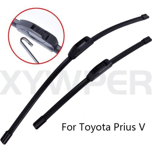 Wipers Blade For Cars for Toyota Prius V from 2012 2013 2014 2015 2016 2017 windscreen wiper wholesale car Accessories