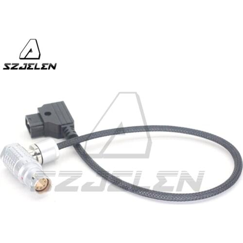 Super soft and lightweight mesh cable D-Tap to Right Angle 8 pin for ARRI ALEXA mini/ AMIRA camera power cable