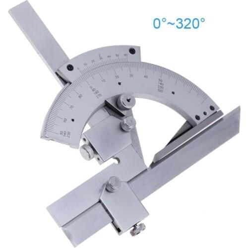 Universal Protractor 0-320 Degree Precision Goniometer Angle Measuring Finder Ruler Tool Woodworking Measuring Tool Dropshipping
