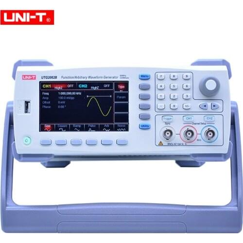 UNI-T UTG2062B Function/Arbitrary Waveform Generator; 2 Channels, 60MHz Max. Output Frequency, 320MS/s Max. Sample Rate