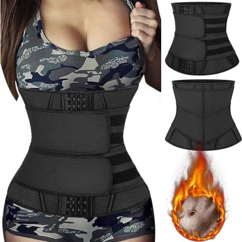 Womens Underbust Latex Sport Girdle Waist Trainer Corsets Hourglass Body Shaper Waist Shaper Sauna Slimming Belt Faja Shapewear