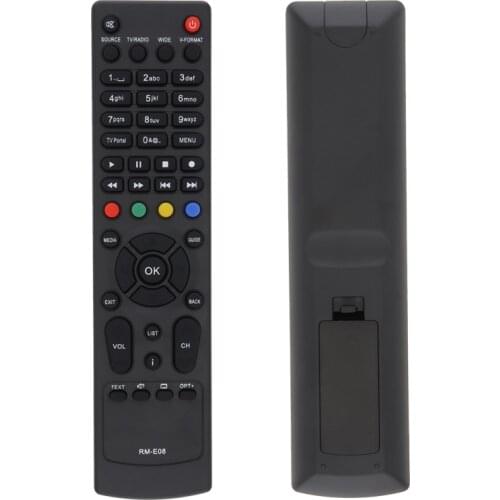 1 Pc ABS Black IR 433MHZ Humax RM-E08 Replacement TV Remote Control Fit for Humax VAHD-3100S / RM-E08 TV BOX Controller