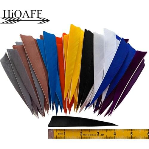 100Pcs Hi-Q 4Inch Right Wing Turkey Feather Arrow Fletching Archery Hunting Arrow Fletching Archery Accessories