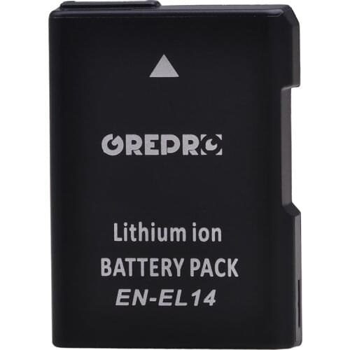 1100mAh EN-EL14 EN-EL14A ENEL14 Li-ion Battery for Nikon EN EL14 EL14A P7800 P7700 P7000 D5600 D5300 D5200 D3500