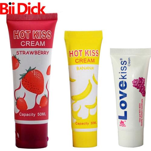 3Pcs/Set Sex Lubricant 25ml Grape+30ml Banana+50ml Strawberry Lubricant Oral Sex Oil Vaginal Anal Gel Cream Adults Sex Product