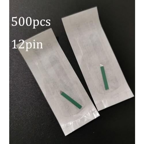 500Pc Super Sharp 0.18mm Nano Pin Microblading Needles Permanent Makeup Needle Eyebrow Manual Tattoo Needles Blade 3D Embroidery