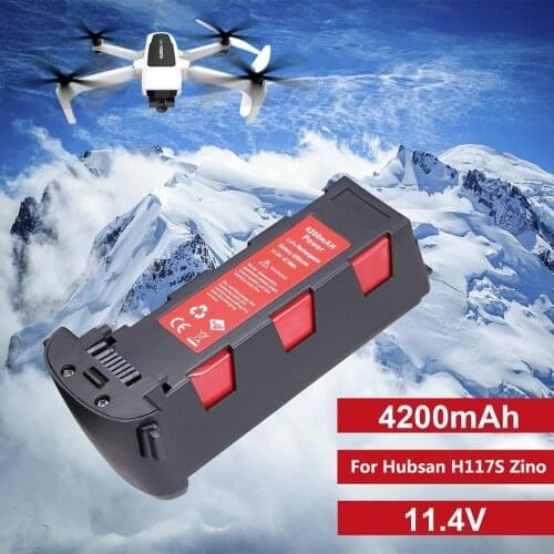4200mAh battery for Hubsan H117S Zino GPS RC Quadcopter Spare Parts 11.4V Battery For RC FPV Racing Camera Drones