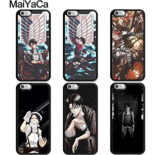 MaiYaCa Levi Ackerman Attack on Titan Case For iPhone 12 mini 11 Pro MAX X XR XS MAX SE 2020 6S 7 8 Plus 5S Back Cover Fundas