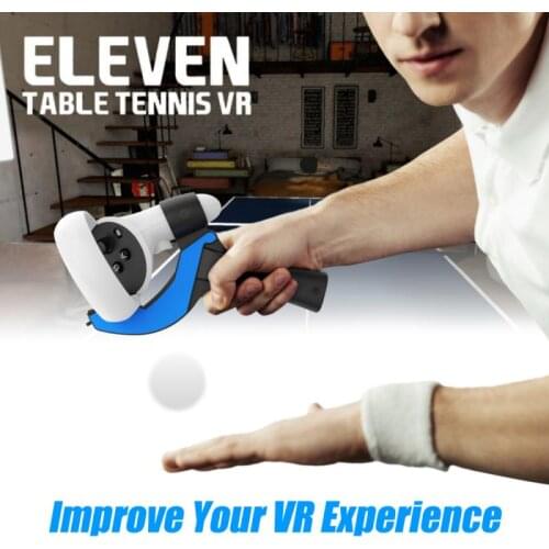 Table Tennis Paddle Grip Handle Left & Right Handle Silicone Protective Cover Rings for Oculus Quest 2 Controllers Gamepad