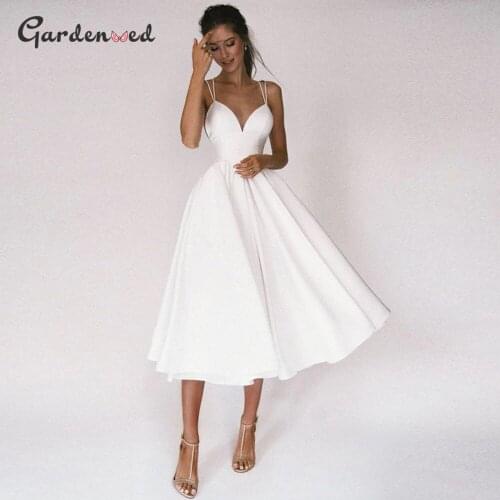Свадебные платья без рукавов Gardenwed China At AliExpress