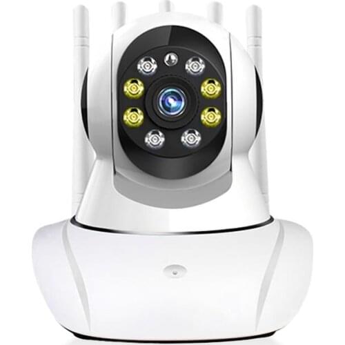 QZT IP WIFI Camera Indoor 360° Night Vision Home Security Camera Video Surveillance WIFI Infrared Baby Monitor Smart IP Camera
