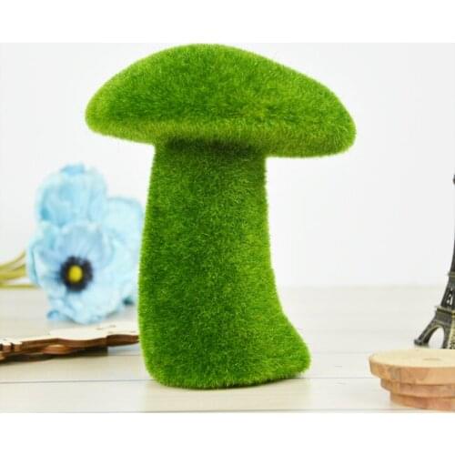 1pcs,Artificial Moss foam Mushroom ornaments,Wedding Birthday party Home decoration,Window display,Easter creative Toy gifts