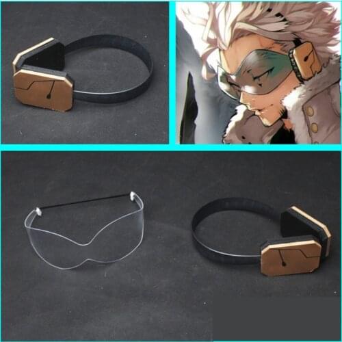 Cool My Hero Academia Boku no Hero Academia Hawks Earphone Headphone Glasses Props Anime Halloween Cosplay Props Handmade