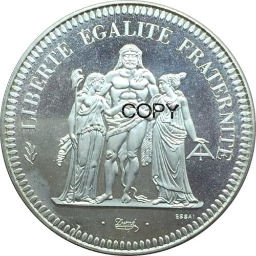 France 1973 20 Frencs Hercule de Dupre Cupronickel Plated Silver Copy Coin Commemorative COINS