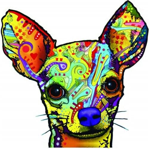 Creative DOG ON BOARD Funny Car Styling Car-Stickers Cover Scratches for Bumper Bodywork Windshield Suv Decoration KK