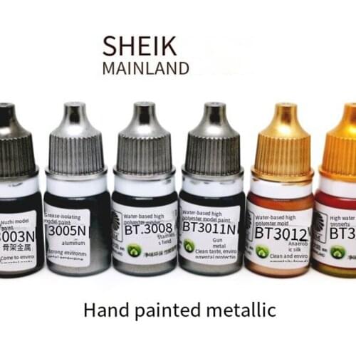 3D Printer Model Coloring Pigment Metal Color Pen Painting Hand Safe Water-Based Bright Hand Painting 5ml / bottle PLA ABS DIY