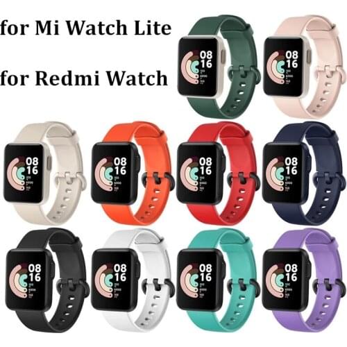 Strap For XiaoMi Mi Watch Lite Strap Global Version Replacement Sport Soft Bracelet For XiaoMi Redmi Watch Belt Wrist Strap