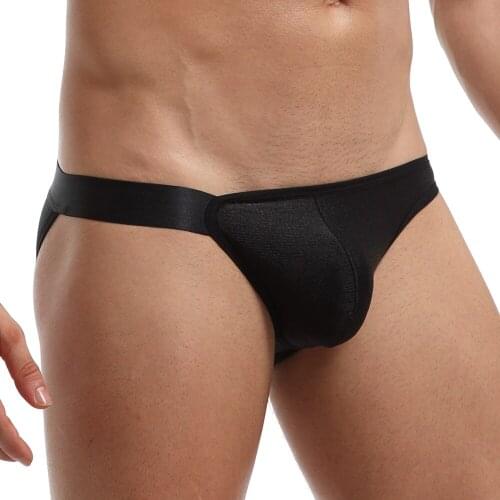 Sexy Underwear Men U-convex Mens Briefs Low Waist Men Underwear Sexy Bikini Briefs Panties Plus size S-XL
