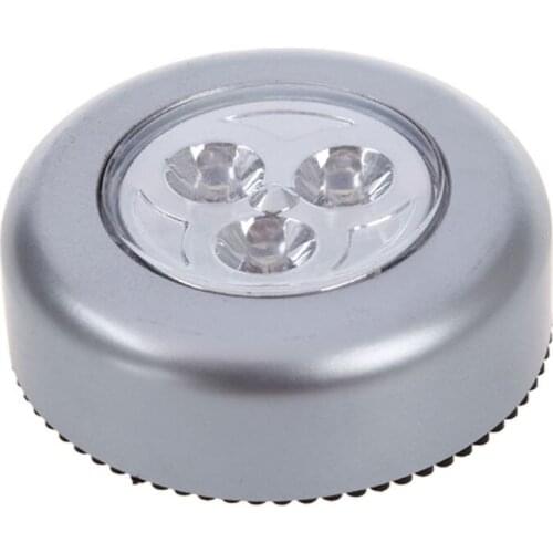 Led 6pcs Stick n Click LED Bright Lights - Click Push On Off Light For Kitchen Cupboard Garage