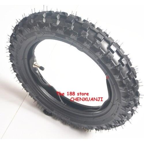 2.50-10 Rubber Tire & Inner Tube Inflatable Electric Scooter Tyre Set for Honda CRF50 XR50 for Yamaha PW50 APOLLO