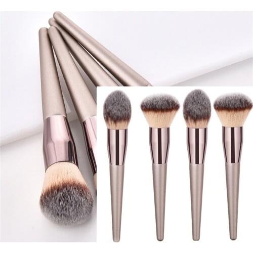 4PCS Wooden Professional Foundation Beauty Cosmetic Eyebrow Eyeshadow Brush Makeup Brush Sets Tools кисти для макияжа тени