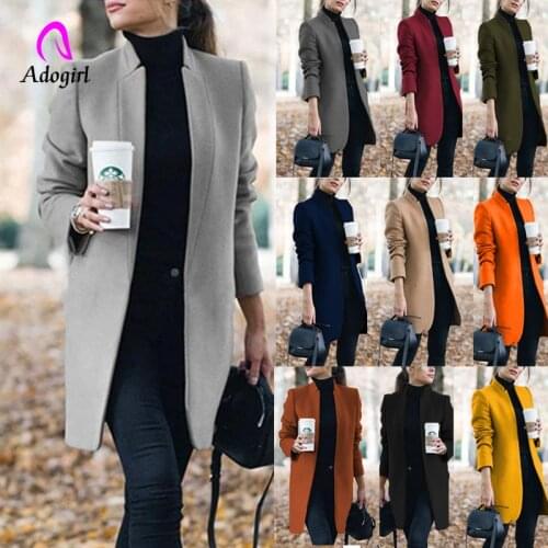 Женские пальто с воротником Adogirl China At AliExpress