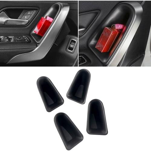 Car Accessories for Mercedes-Benz A Class W177 V177 2019 2020 2021 Black Plastic Interior Door Storage Box Holder Tray