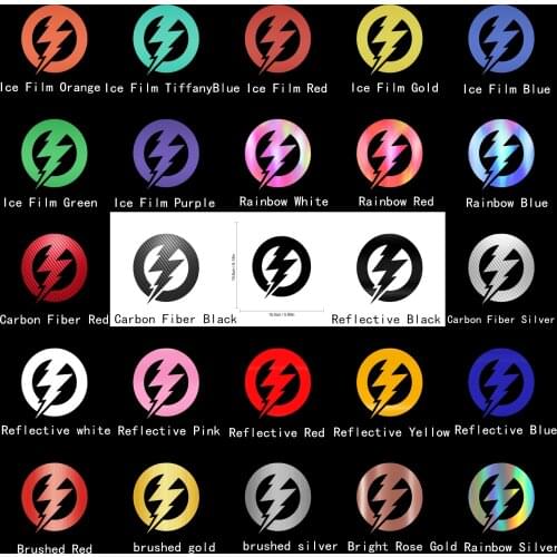 Tancredy Lightning Sign Car Stickers and Decals for Auto Products Car Styling Vinyl Motorcycle Stickers On Car Accessories