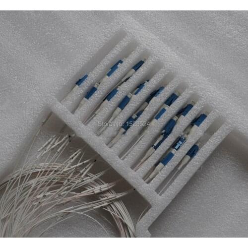 Free Shipping 0.9mm Steel Tube 1x32 Mini LC/UPC Connector 1:32 32 Ports Fiber Optical PLC Splitter