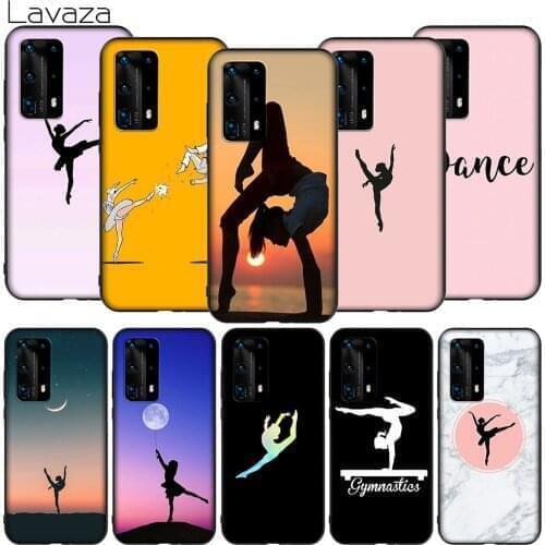 Lavaza K24 Ballerina girl Dance Shoes Case for Huawei P9 P10 P20 P30 P40 Y6 Y7 Y9 Lite Pro Max Prime Mini 2019
