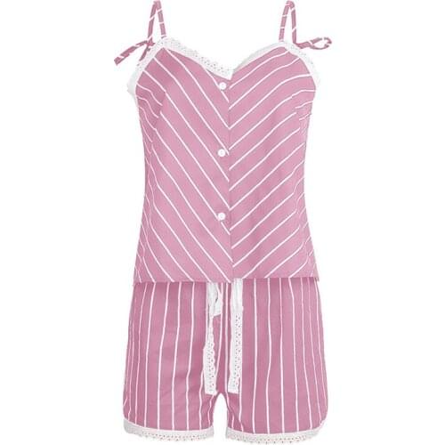 COLOR OF HEART Womens Summer Pajamas