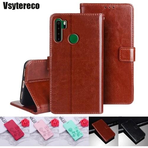 Business Funda For Blackview A80 Pro Case 6.49" Leather Card Holder Flip Wallet Case Cover For Blackview A80 Pro Book Phone Case