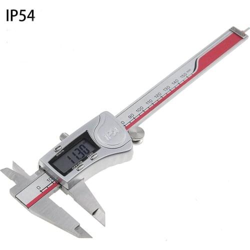 Electronic Digital Caliper 150mm IP54 Digital Caliper Micrometer Guage Waterproof Stainless Steel Vernier Caliper Measuring tool