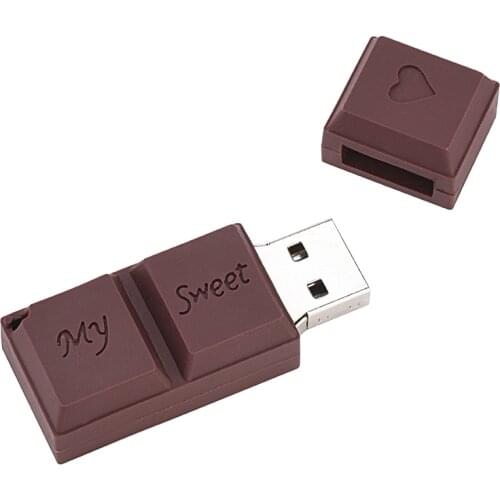 Cartoon chocolate Model USB flash drive 64gb Pen drive 128MB 4GB 8GB 16GB 32GB memory stick U disk