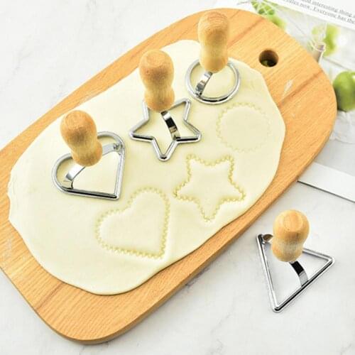 Biscuit Mould Premium Manual Baking Mold Easy to Use/Clean Embossed Reusable Practical Cookie Cutter for DIY Baby Cookie Tool