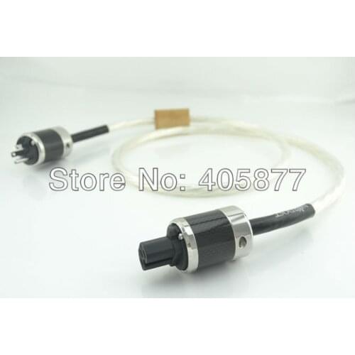 Hifi audio Odin Power cable with Rhodium plated US AC power plug 1.5M