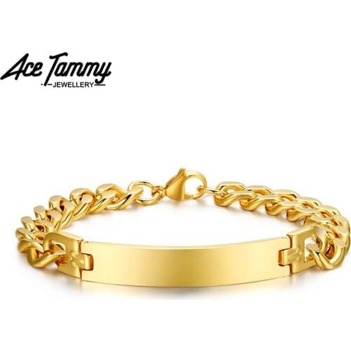 Classic Women and Men Bracelets Customize Gold Rose God Black Hot Stainless Steel Bracelets Bangles