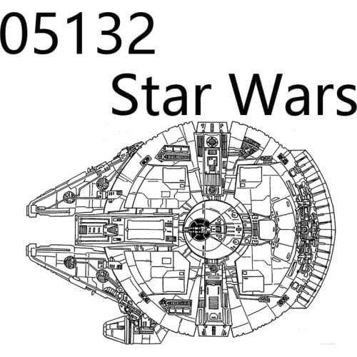 Star Destroyer Millennium 8445pcs Compatible 05132 Bricks Model Building Blocks Educational Toys Boys Birthday Gifts