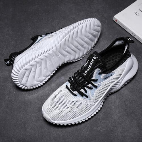 Summer Sneakers Men Casual Shoes Breathable Outdoor Walking Jogging Shoes Trainer Athletic Shoes Male Men Sneakers Big Size 46