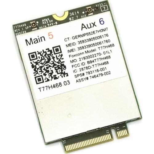 4G Module for HP LT4211 LTE/EV-DO/HSPA+ WWAN Card T77H468 Gobi5000 M.2 EliteBook 820 840 850 G2 810 G3 Zbook14 15U G2