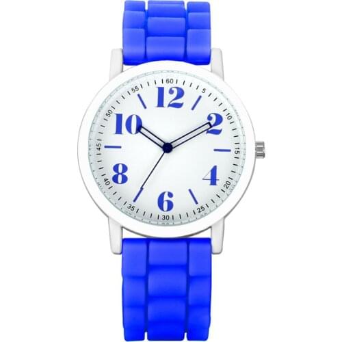New Fashion Cute Girls Watch Candy Color Silicone Students Watches Kids Clock Jelly Girls Quartz Numeral Watch