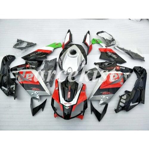 Injection mold New ABS Full Fairings kit Fit for Aprilia RS125 06 07 08 09 10 11 RS 125 2006 2007 2011 Fairing set Red Silver