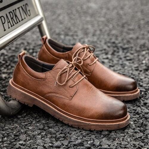 Luxury Large Men Leather Shoes New Brand Wedding Men Dress Shoes Breathable High-quality Men Martin Shoes Chaussures Homme