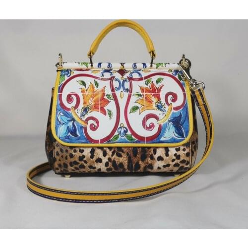 Print Famous Brand Crossbody Bag handbags women bags luxury handbags women designer bags flowerchain handbag girl bag